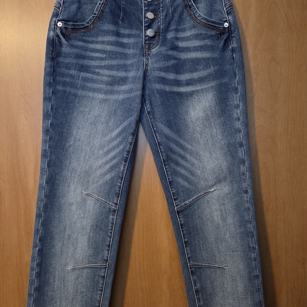 FLAMINGALS Classic High Rise Button Fly  Denim Jeans Size XS